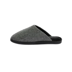 Schoenen|Schoenen Heren<Dim Pantoffels met visgraatmotief donkergrijs