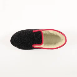 Schoenen|Schoenen Heren<Blancheporte Pantoffels met wolvoering en stille viltzool grijs