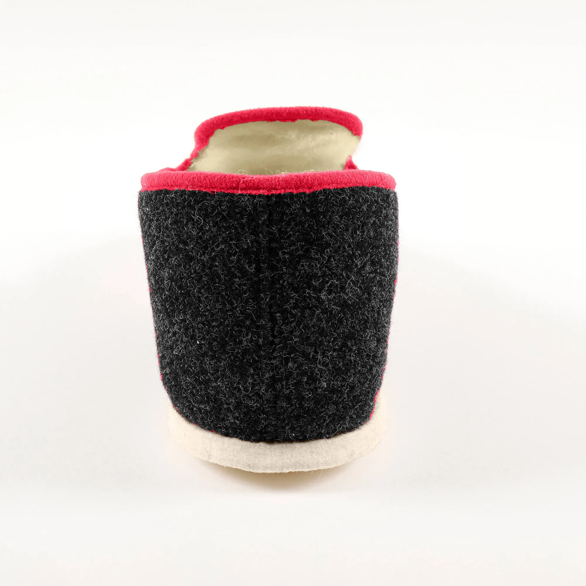 Schoenen|Schoenen Heren<Blancheporte Pantoffels met wolvoering en stille viltzool grijs