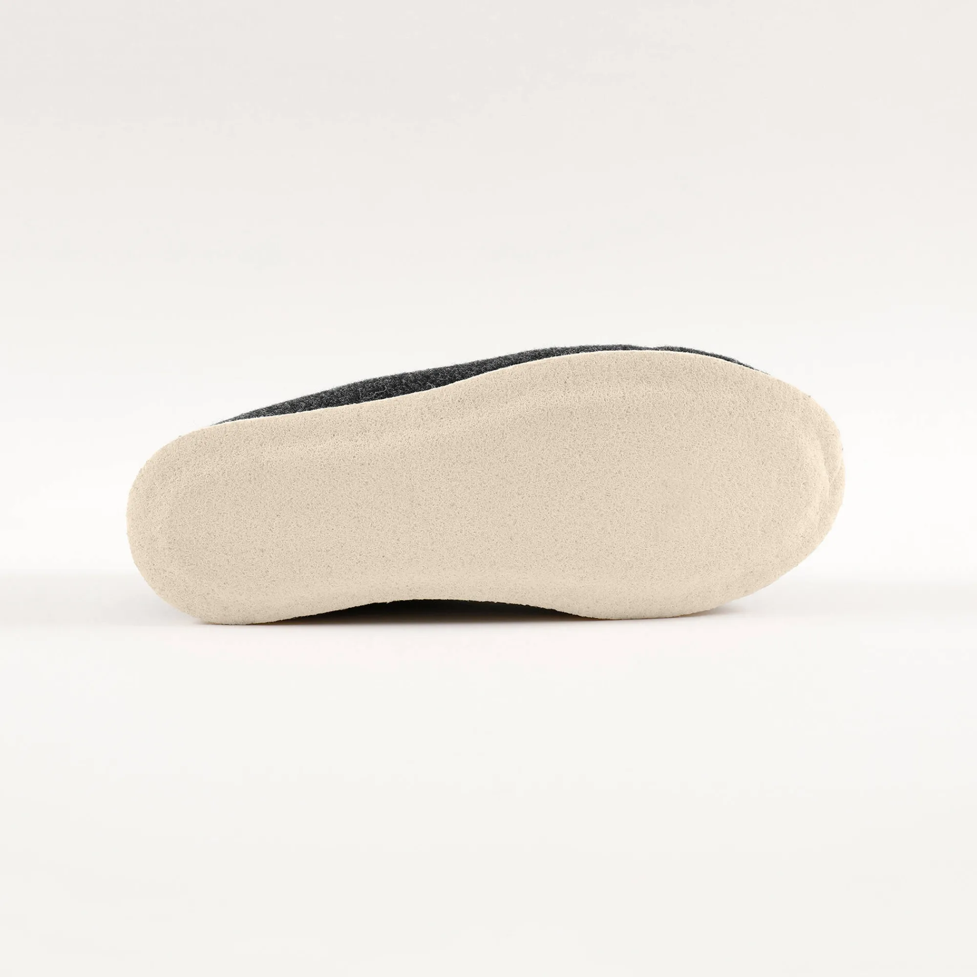 Schoenen|Schoenen Heren<Blancheporte Pantoffels met wolvoering en stille viltzool grijs