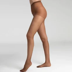 Panty’s, Kniekousen En Sokken<Dim Panty Sublim in gesatineerde voile met 'gebruinde huid effect' goudkleurig beige