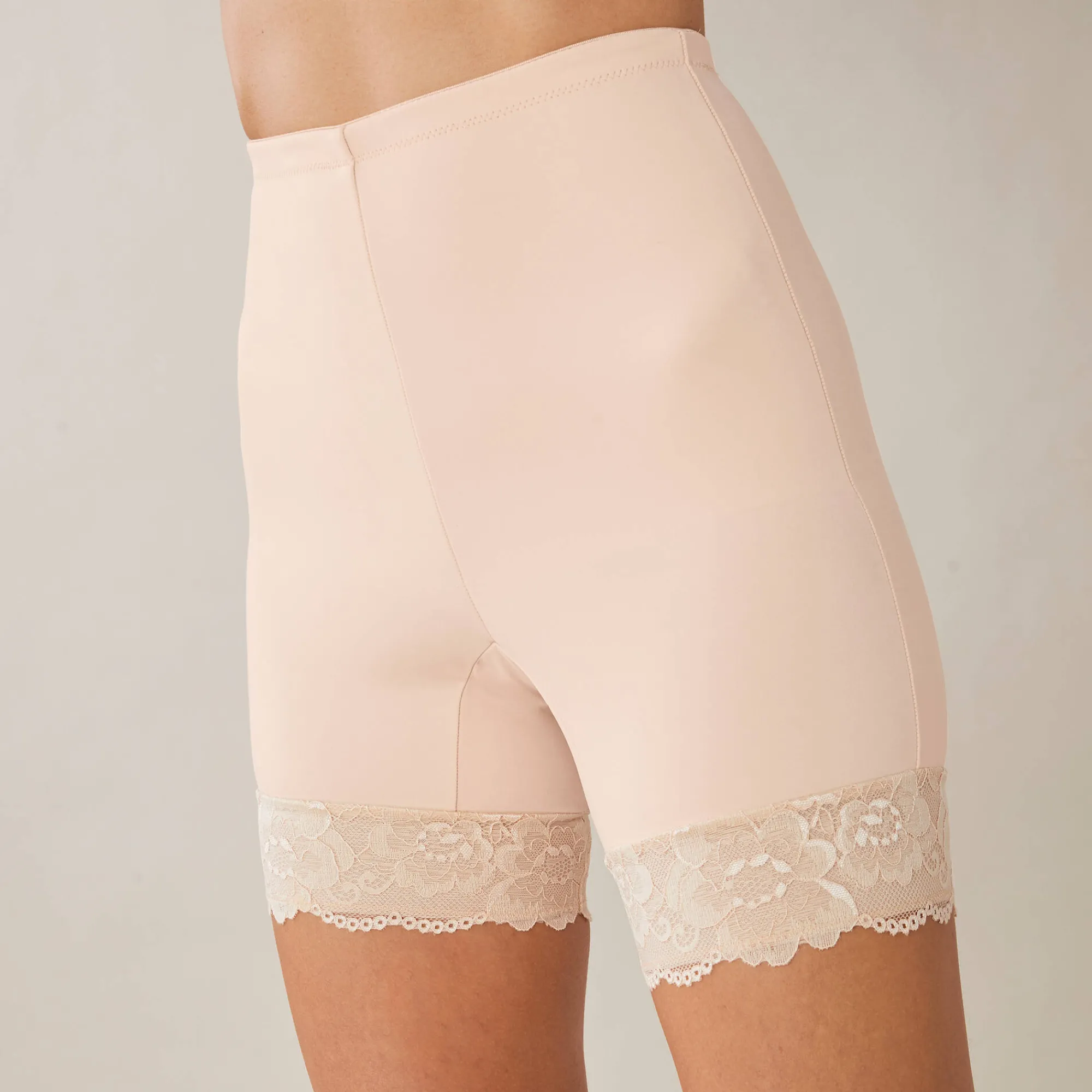 Feestelijke Lingerie|Body En Panty<Blancheporte Pantybroekje in microvezel en kant - modellerend huidkleur
