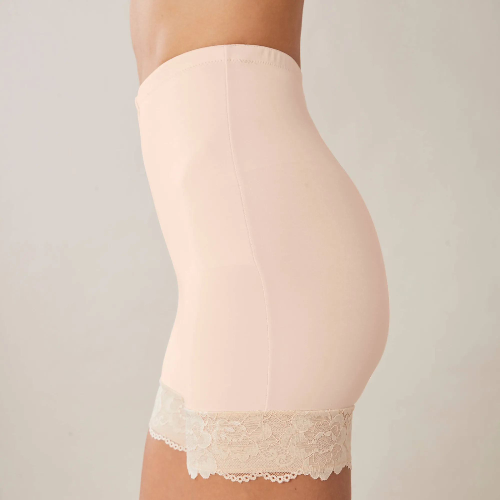 Feestelijke Lingerie|Body En Panty<Blancheporte Pantybroekje in microvezel en kant - modellerend huidkleur