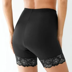 Feestelijke Lingerie|Body En Panty<Blancheporte Pantybroekje in microvezel en kant - modellerend zwart