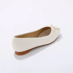 Ballerina's|Schoenen<Blancheporte Platte ballerina's cr&egrave;me