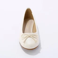 Ballerina's|Schoenen<Blancheporte Platte ballerina's cr&egrave;me