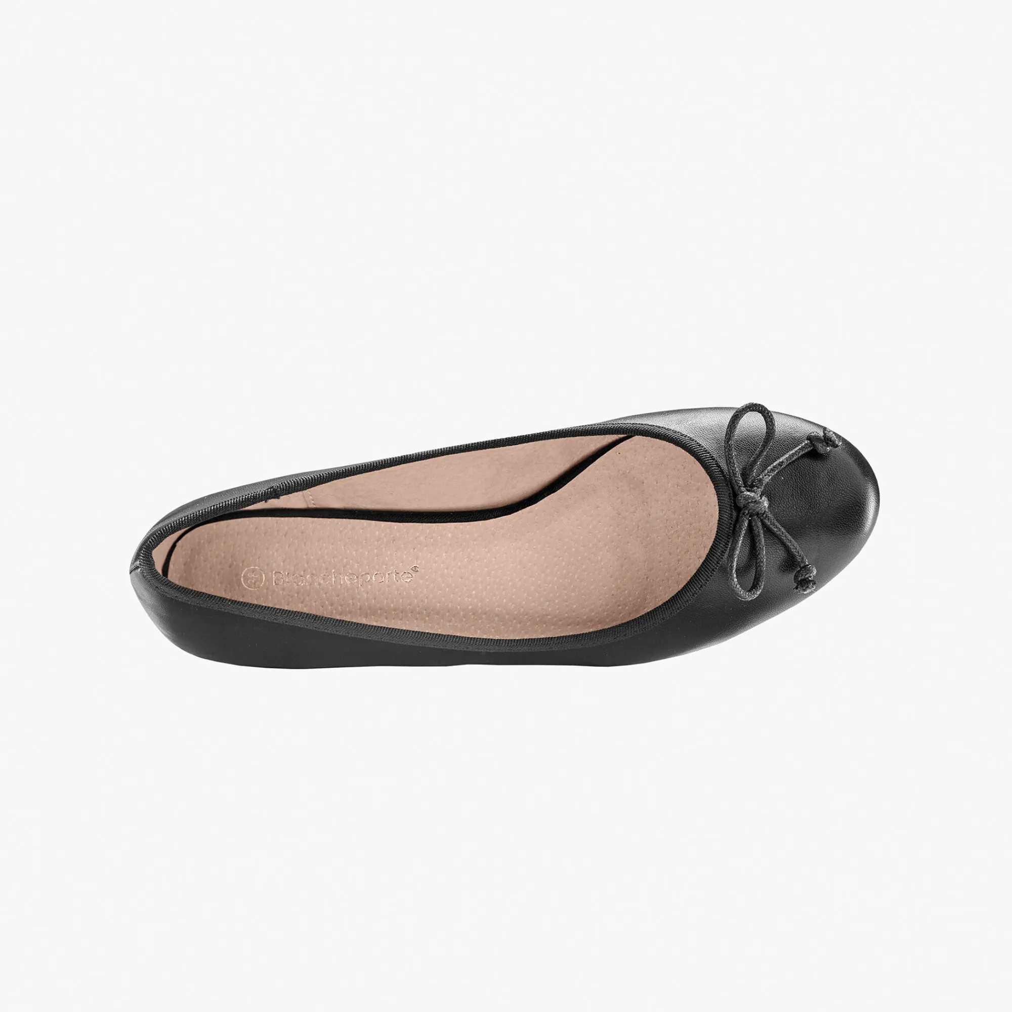 Ballerina's|Schoenen<Blancheporte Platte ballerina's zwart