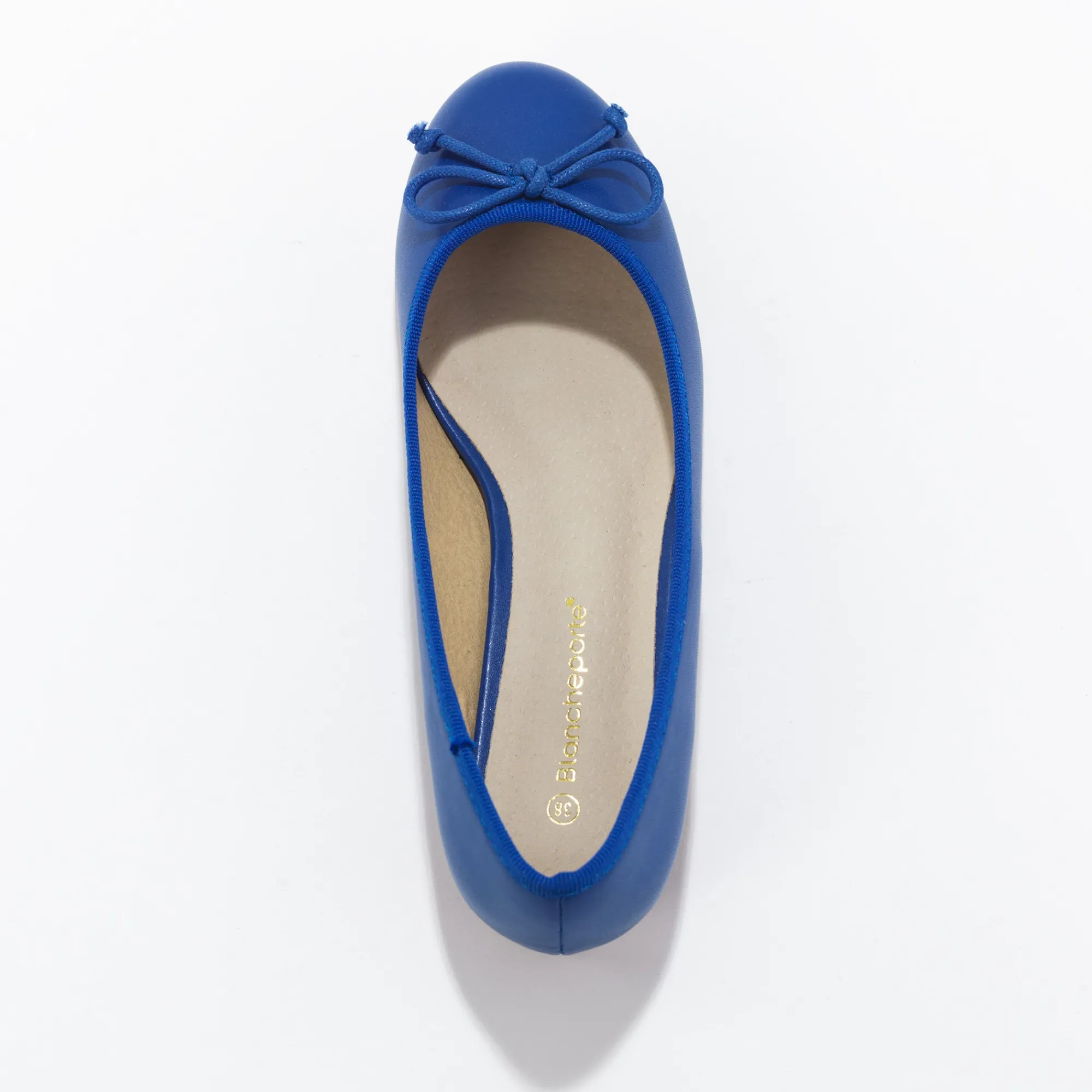 Ballerina's|Schoenen<Blancheporte Platte ballerina's blauw
