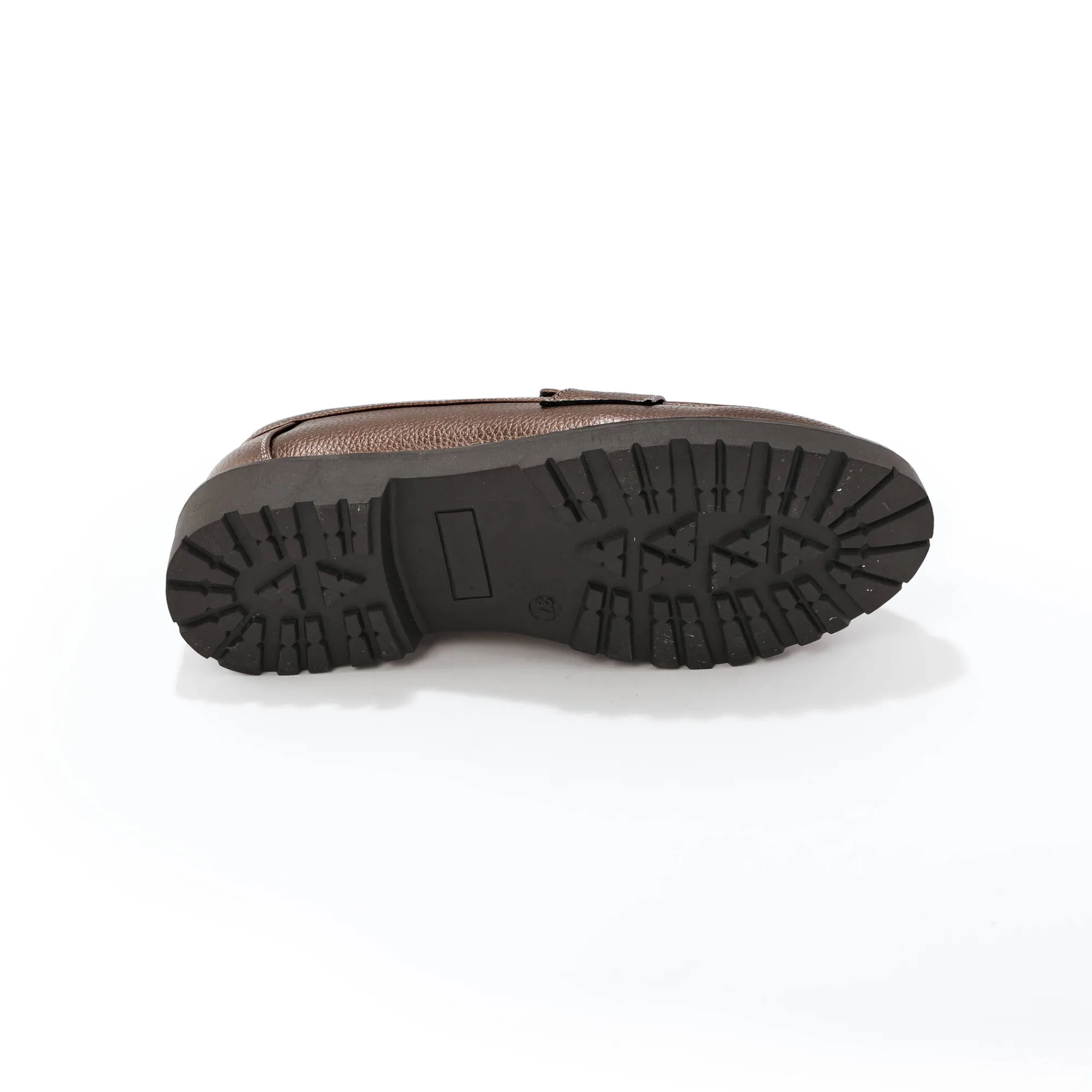 Derby's En Mocassins|Schoenen<Blancheporte Platte ballerina's in microvezel bronskleur