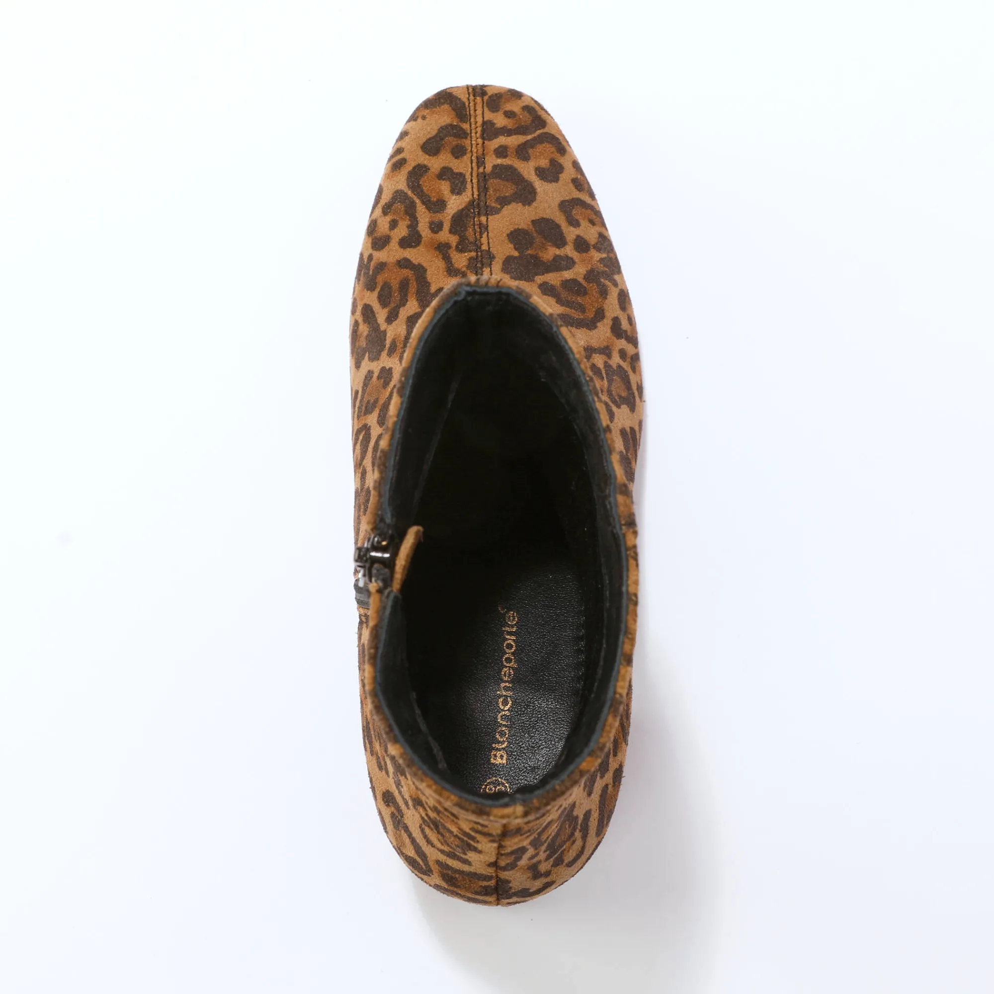 Feestelijke Schoenen|Bottines En Boots<Blancheporte Platte ballerina's in microvezel bruin / zwart