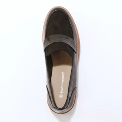 Derby's En Mocassins|Schoenen<Blancheporte Platte ballerina's in microvezel zwart