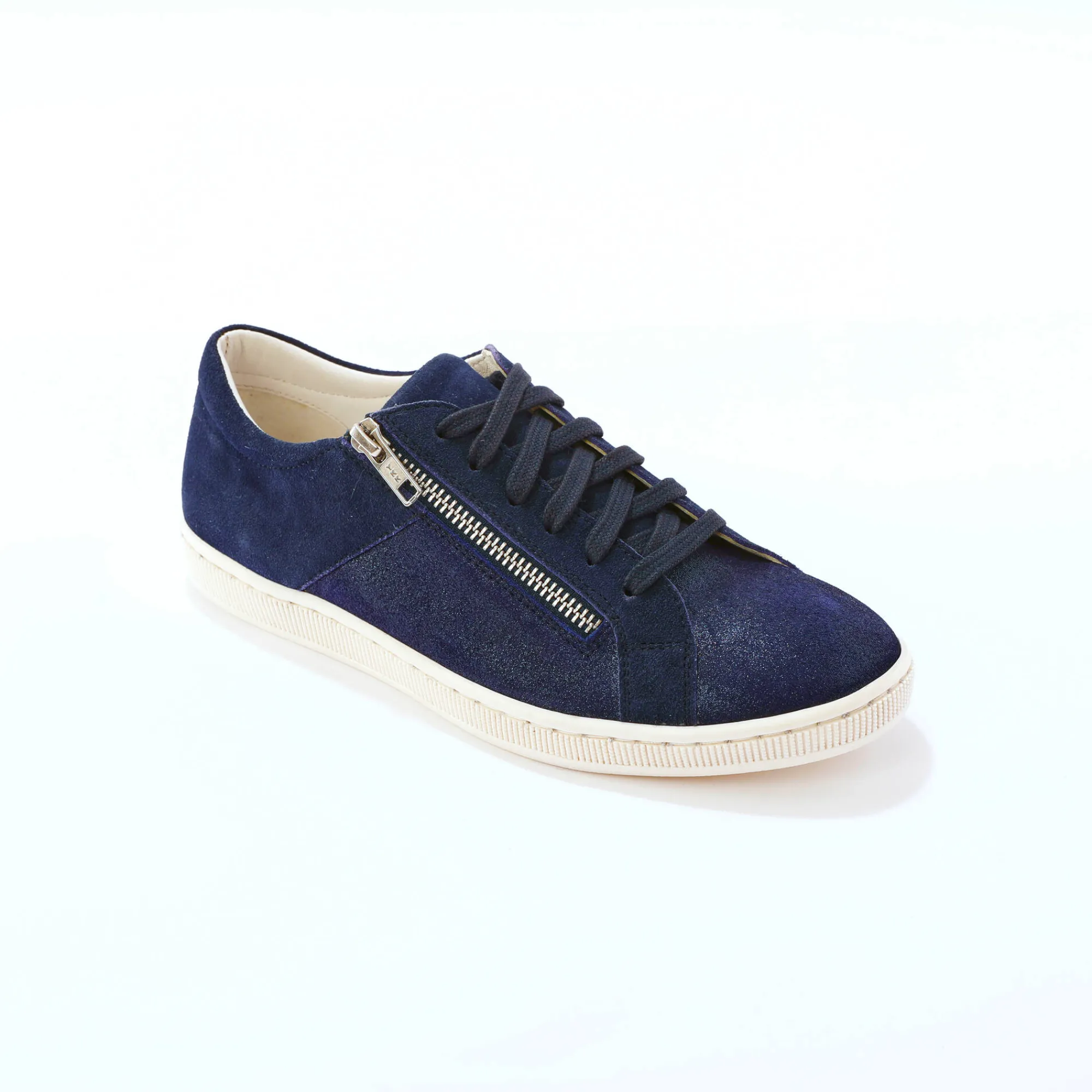 Baskets En Sneakers|Schoenen<Blancheporte Platte ballerina's in microvezel marine