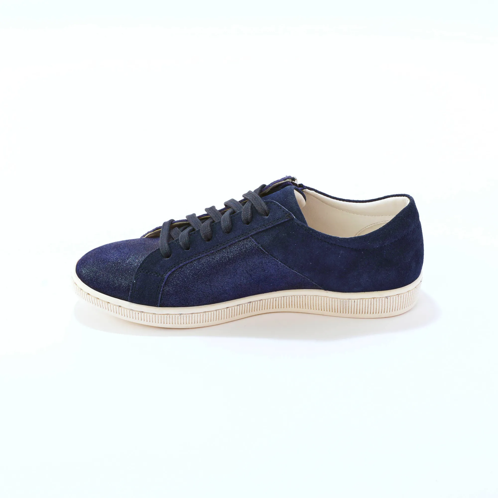Baskets En Sneakers|Schoenen<Blancheporte Platte ballerina's in microvezel marine