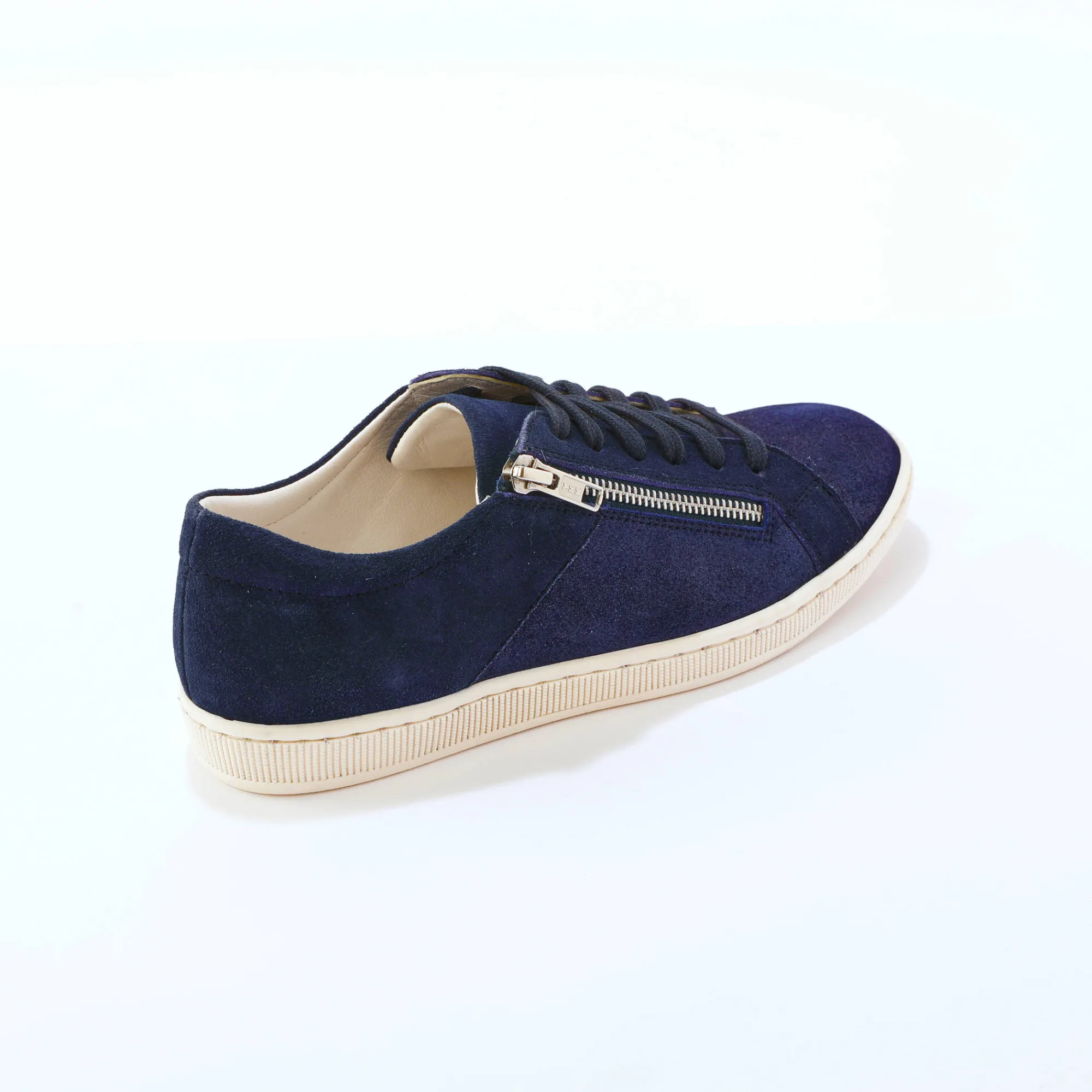 Baskets En Sneakers|Schoenen<Blancheporte Platte ballerina's in microvezel marine