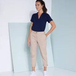 T-Shirt En Topje<Blancheporte Polo met korte mouwen in jerseytricot marine