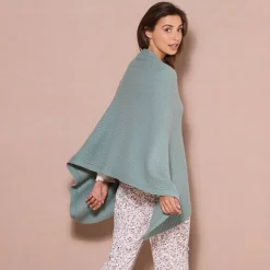 Peignoir En Kamerjas<Blancheporte Poncho in tricot kaki