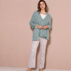 Peignoir En Kamerjas<Blancheporte Poncho in tricot kaki