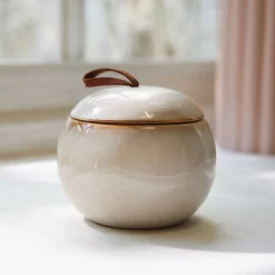 Decoratieartikel<Blancheporte Pot in keramiek beige