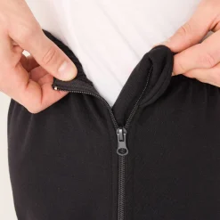 Broek<Blancheporte Praktische joggingbroek, ritsen opzij zwart