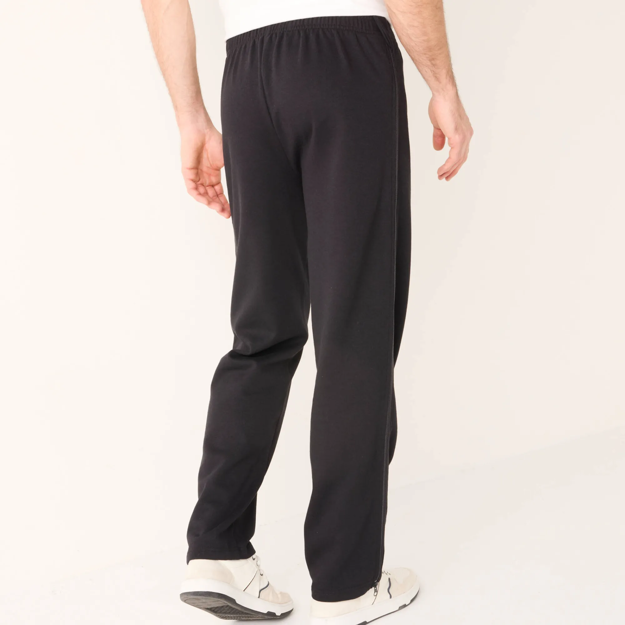 Broek<Blancheporte Praktische joggingbroek, ritsen opzij zwart