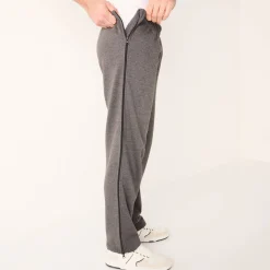 Broek<Blancheporte Praktische joggingbroek, ritsen opzij antraciet