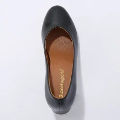 Feestelijke Schoenen|Pumps<Blancheporte Pumps in glad leer met ronde neus zwart