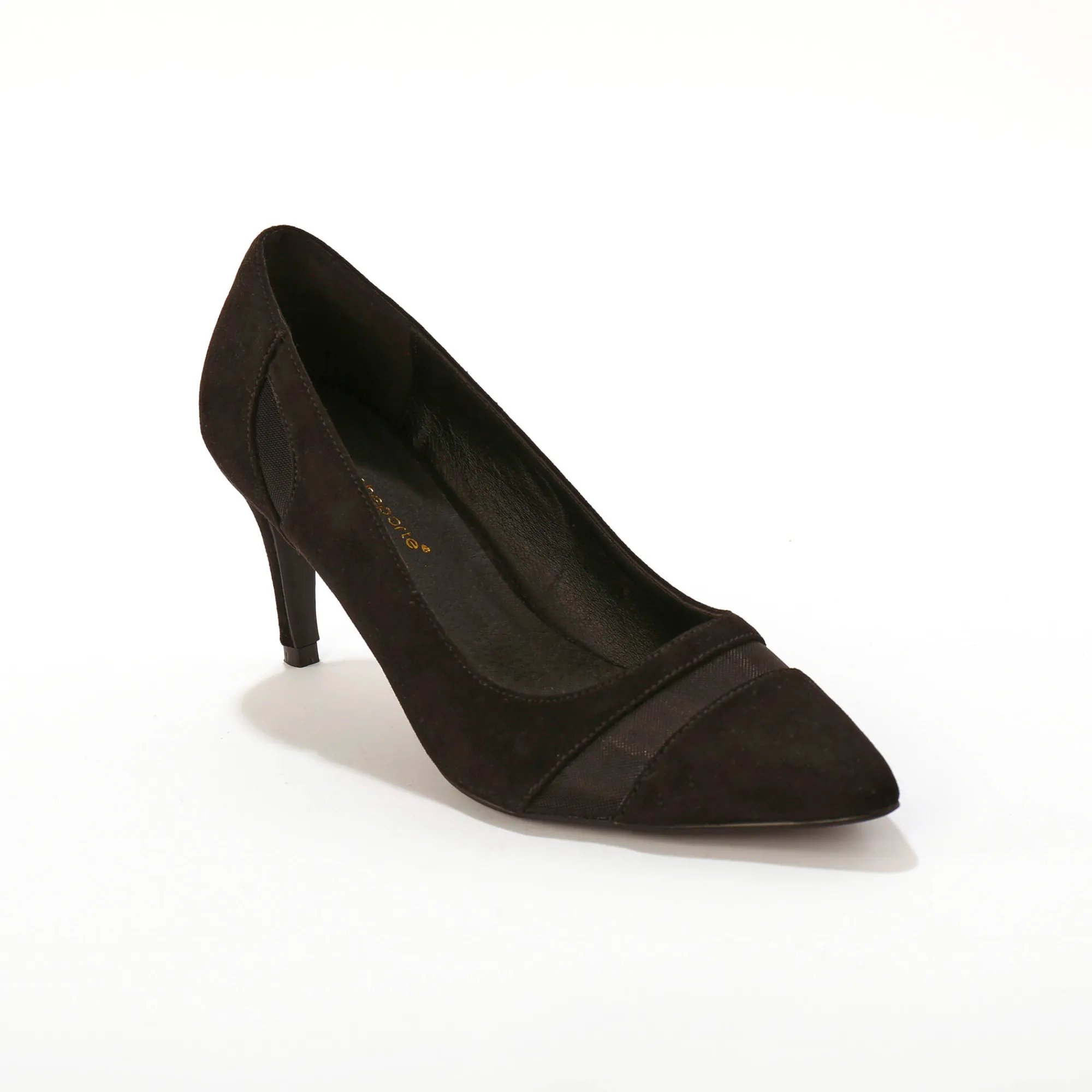 Feestelijke Schoenen|Pumps<Blancheporte Pumps met naaldhakken en nettricot zwart