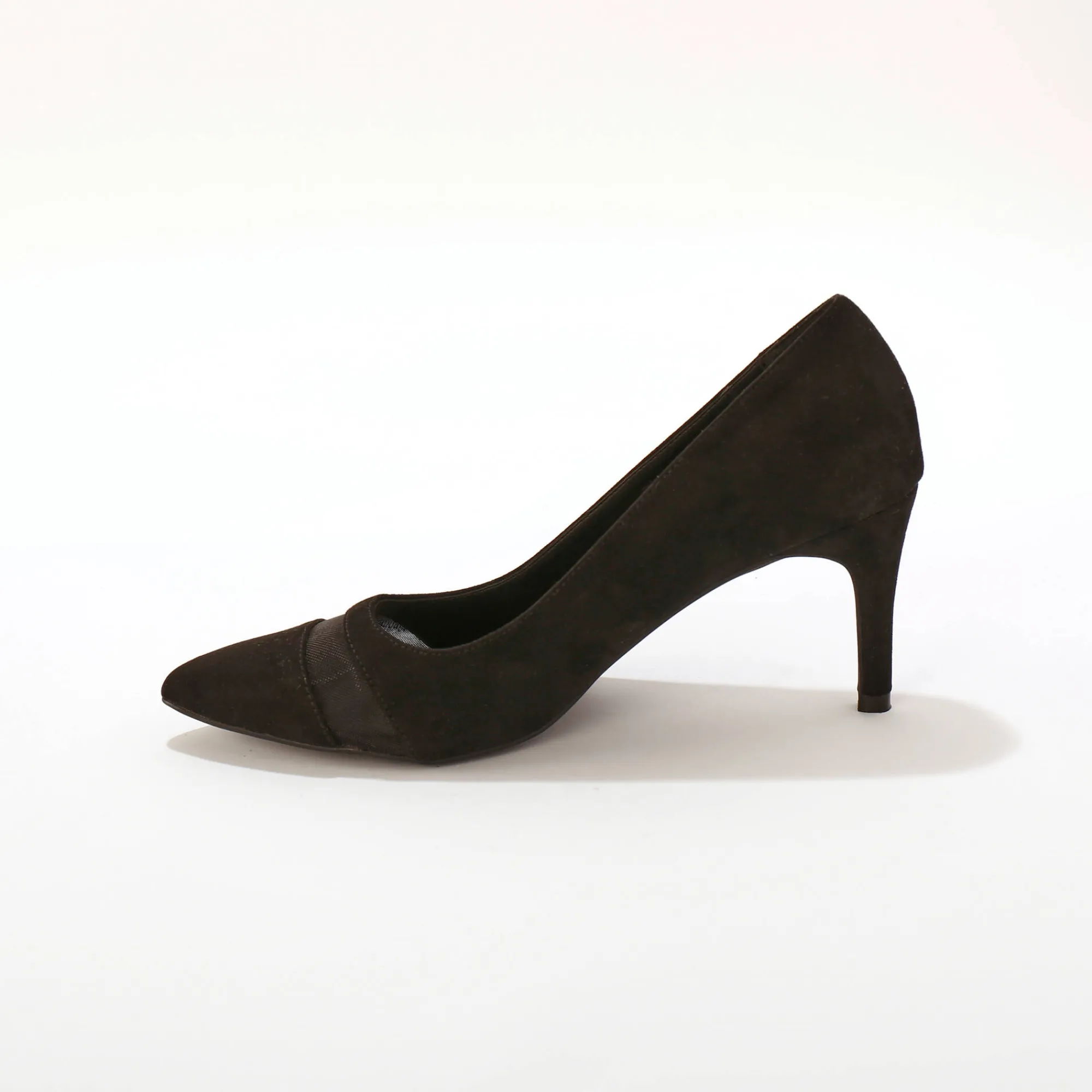 Feestelijke Schoenen|Pumps<Blancheporte Pumps met naaldhakken en nettricot zwart