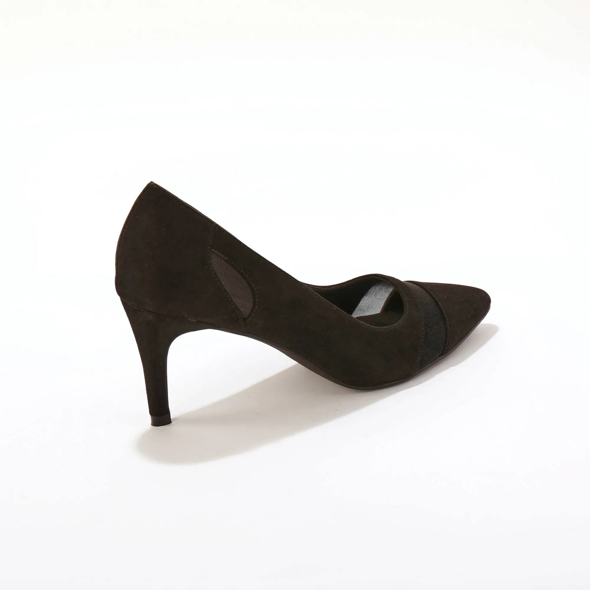 Feestelijke Schoenen|Pumps<Blancheporte Pumps met naaldhakken en nettricot zwart