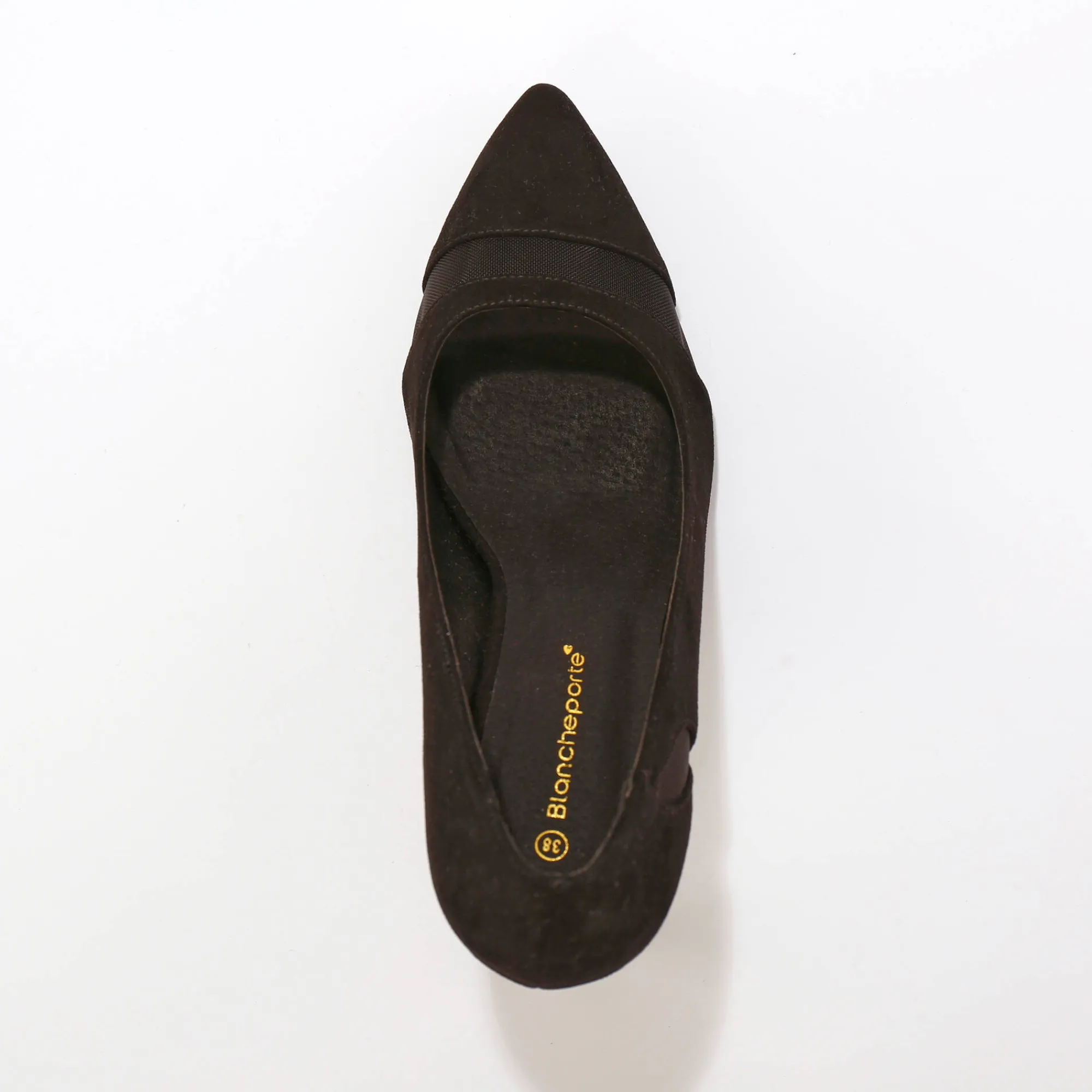 Feestelijke Schoenen|Pumps<Blancheporte Pumps met naaldhakken en nettricot zwart