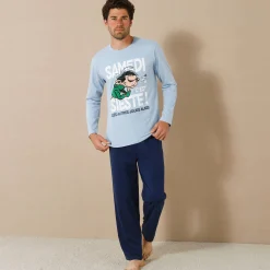 Pyjama En Kamerjas<Blancheporte Pyjama Gaston Lagaffe® jeansblauw / marine