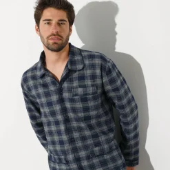 Pyjama En Kamerjas<Blancheporte Pyjama in geruit flanel grijs