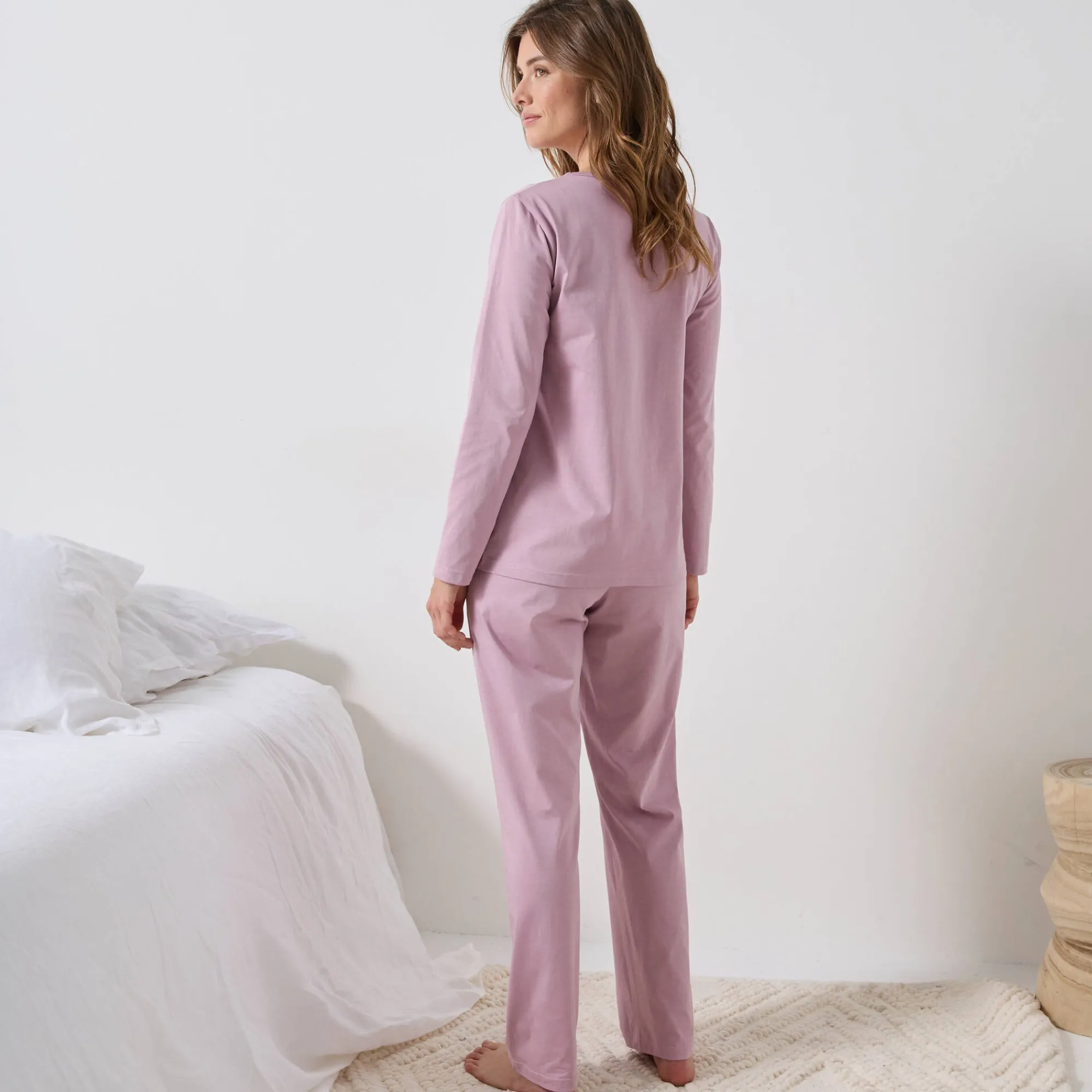 Pyjama<Blancheporte Pyjama met lange mouwen en "pause vitaminée" print parma