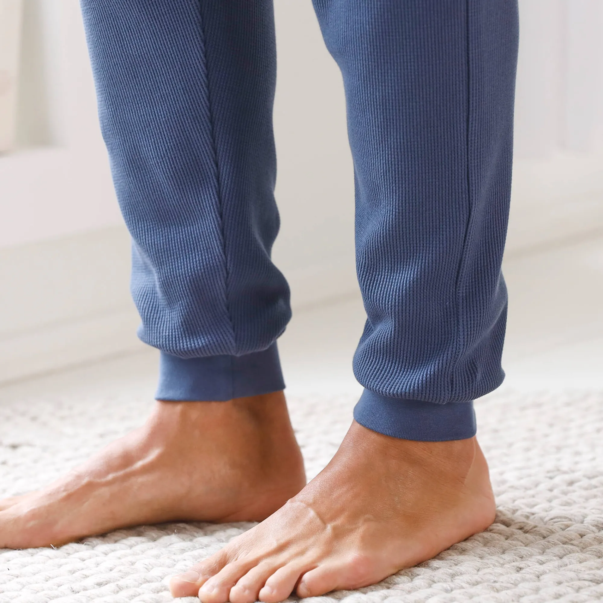 Pyjama En Kamerjas<Blancheporte Pyjama met Tunesische hals en lange mouwen, bijenraattricot jeansblauw