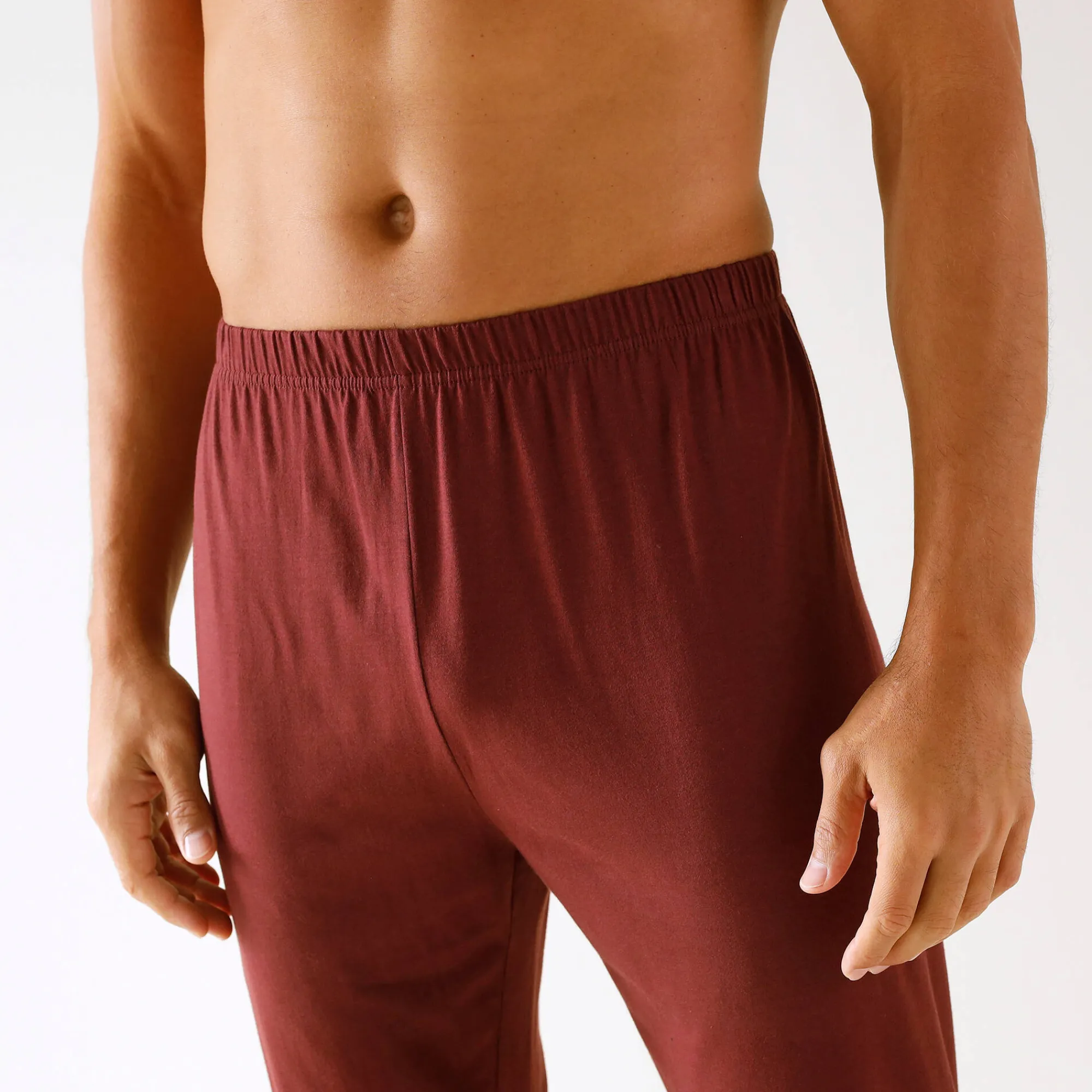 Pyjama En Kamerjas<Blancheporte Pyjama short coton rayures fantaisie bordeaux / rood