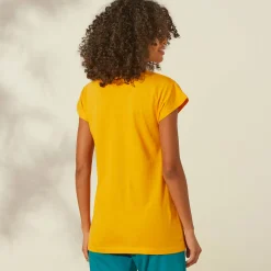 Pyjama<Blancheporte Pyjama T-shirt met tropische print saffraangeel