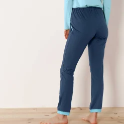 Pyjama<Blancheporte Pyjamabroek - effen marine