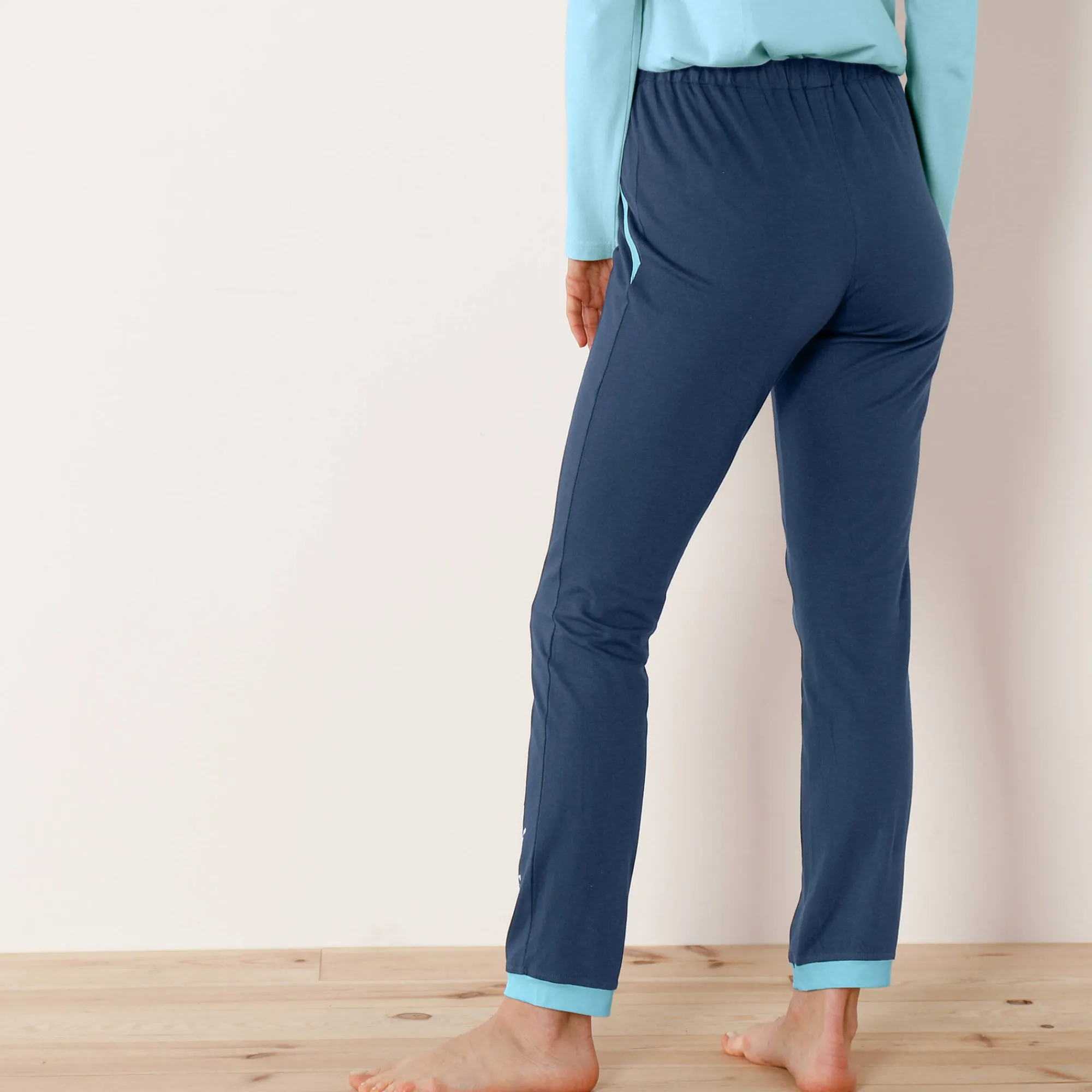 Pyjama<Blancheporte Pyjamabroek - effen marine