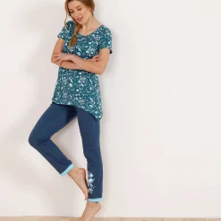 Pyjama<Blancheporte Pyjamabroek - effen marine
