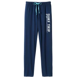 Pyjama En Kamerjas<Blancheporte Pyjamabroek in katoen, marineblauw marine / aqua