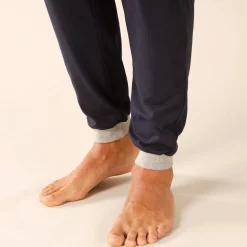 Pyjama En Kamerjas<Blancheporte Pyjamabroek met aangetrokken pijponderkanten - set van 2 grijs + marine