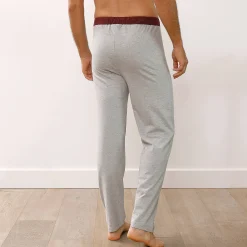 Pyjama En Kamerjas<Blancheporte Pyjamabroek met rechte pijpen - set van 2 grijs + bordeaux