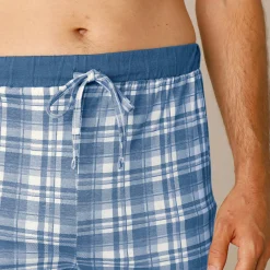 Pyjama En Kamerjas<Blancheporte Pyjamabroek met rechte pijpen - set van 2 blauw geruit / grijs geruit