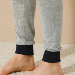 Pyjama En Kamerjas<Blancheporte Pyjamabroek met rechte pijpen - set van 2 grijs + marine