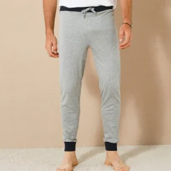Pyjama En Kamerjas<Blancheporte Pyjamabroek met rechte pijpen - set van 2 grijs + marine