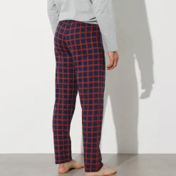 Pyjama En Kamerjas<Blancheporte Pyjamabroek met ruitjesprint marine / rood
