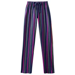 Pyjama<Blancheporte Pyjamabroek met strepenprint Estrella - katoen marine
