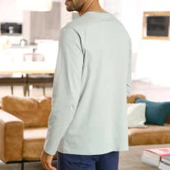 Pyjama En Kamerjas<Blancheporte Pyjamashirt met lange mouwen grijs