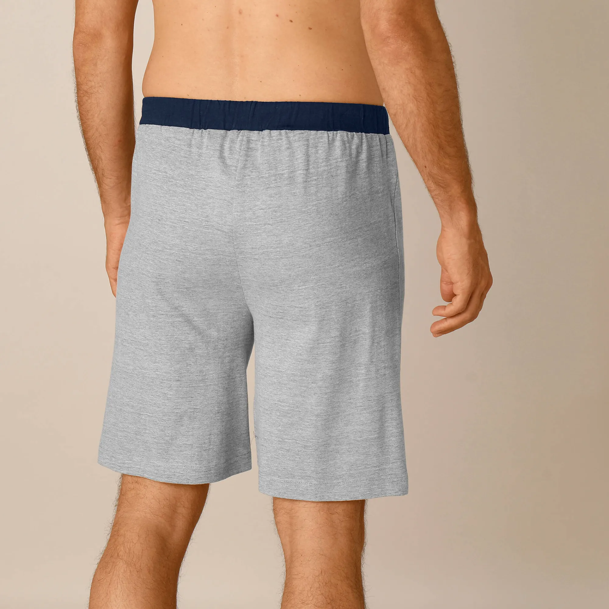 Pyjama En Kamerjas<Blancheporte Pyjamashort - set van 2 grijs + marine