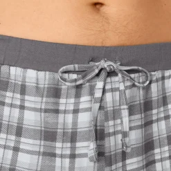 Pyjama En Kamerjas<Blancheporte Pyjamashort - set van 2 blauw geruit / grijs geruit